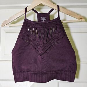 Athleta Halasana Macrame Bra, Auberge SIZE S (NO CUP INSERTS) Low Impact Yoga